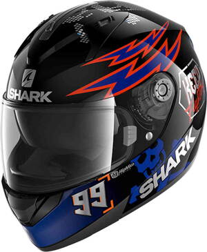 Prilba SHARK RIDILL Replica Catalan Bad Boy čierno modro oranžová KBO