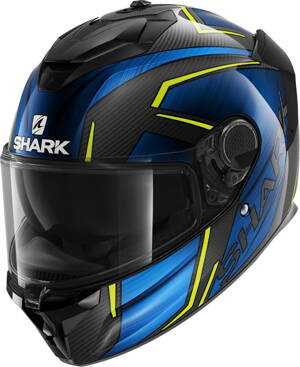 Prilba SHARK SPARTAN GT Carbon Kromium chrómovo modrá DUB