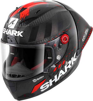 Prilba SHARK RACE-R PRO GP Lorenzo Winter Test 99 carbon antracitovo červená DAR