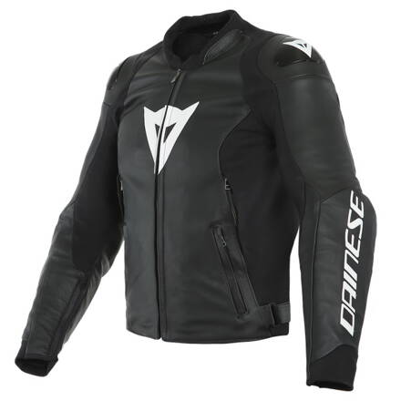 Kožená bunda DAINESE Sport Pro čierno biela 