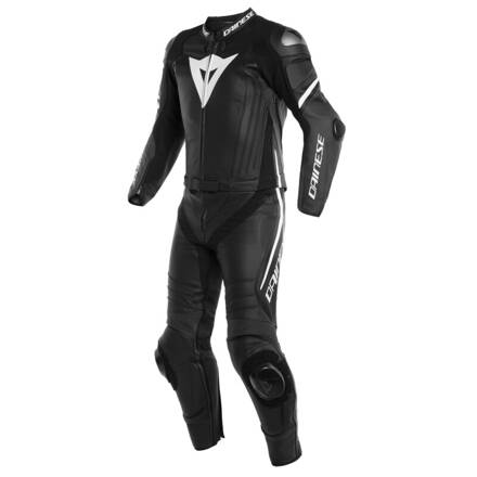 Kožená kombinéza DAINESE Laguna Seca 4 2-dielna čierno biela