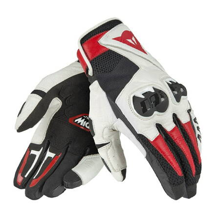 Rukavice DAINESE Mig C2 unisex čierno bielo červené