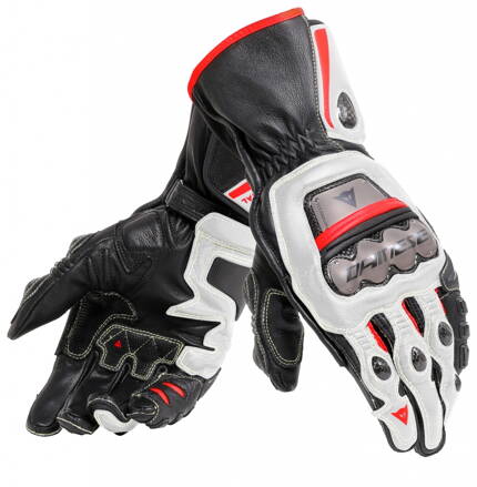 Rukavice DAINESE Full Metal 6 čierno bielo lávovo červené