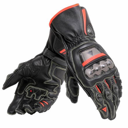 Rukavice DAINESE Full Metal 6 čierno červené fluo