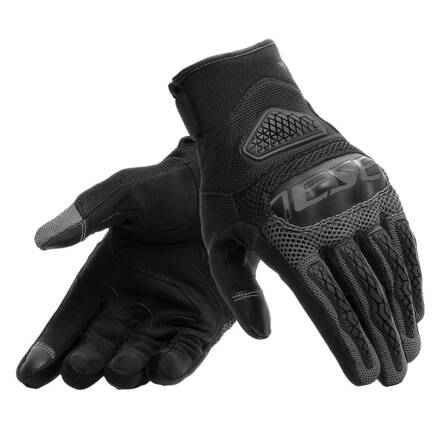 Textilné rukavice DAINESE Bora čierno antracitové
