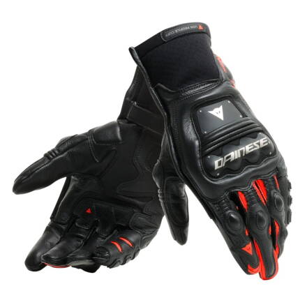 Rukavice DAINESE Steel-Pro In čierno červené fluo