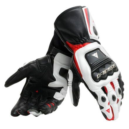 Rukavice DAINESE Steel-Pro čierno bielo  červené