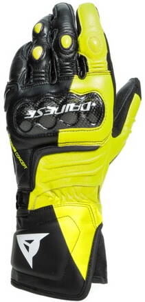 Kožené rukavice DAINESE Carbon 3 dlhé čierno fluo žlto biele