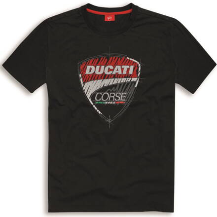 Tričko DUCATI Corse Graphic čierne
