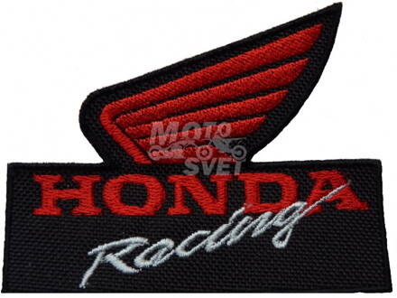 Nášivka HONDA Racing krídlo čierne
