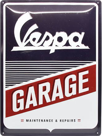 Parkovacia tabuľka VESPA Garage