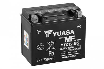 Akumulátor YUASA YTX12-BS
