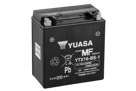 Akumulátor YUASA YTX16-BS-1