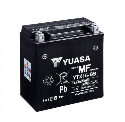 Akumulátor YUASA YTX16-BS