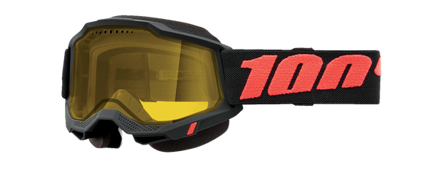 Okuliare 100 PERCENT Accuri 2 Snowmobile Borego snežné žlté sklíčko