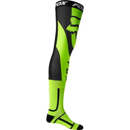 Ponožky pod ortézy FOX Mirer Knee Brace žlté fluo
