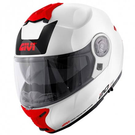 Prilba GIVI X.20 Expedition Evo bielo červená