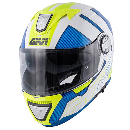 Prilba GIVI X.23 Sydney Protect bielo modro žltá fluo