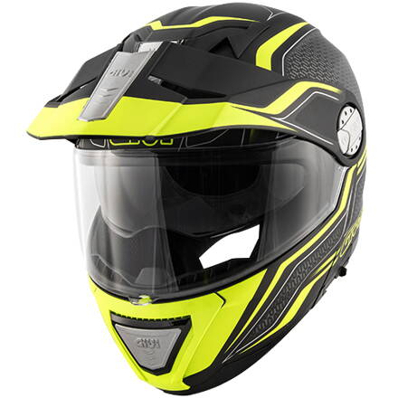Prilba GIVI X.33 Canyon Layers čierno žltá fluo matná