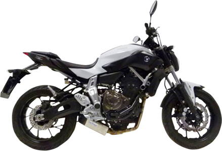 Výfuk so zvodmi LEO VINCE UNDERBODY pre YAMAHA MT-07 8796