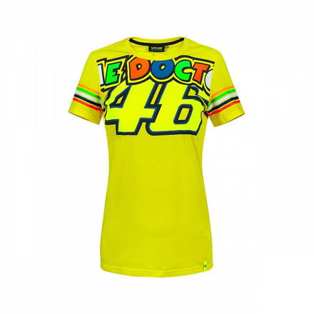 VR46 dámske tričko žlté