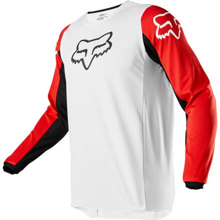 FOX 180 Prix dres bielo čierno červený
