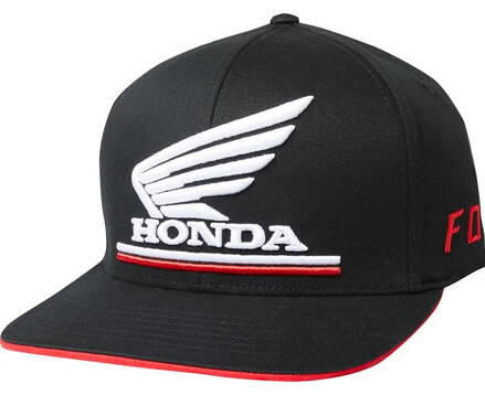 FOX Šiltovka Honda Flexfit čierna