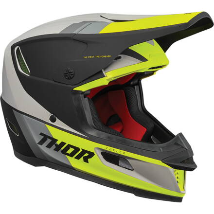 Prilba THOR Reflex Apex žltá fluo sivá matná 