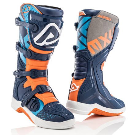 Čižmy ACERBIS X-TEAM modro oranžové