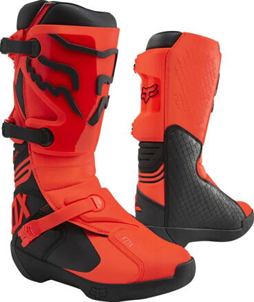 Čižmy FOX Comp oranžové fluo