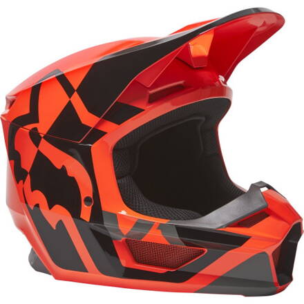 Prilba FOX V1 Lux oranžová fluo