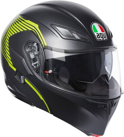 Prilba AGV COMPACT ST Vermont Pinlock čierno žltá matná