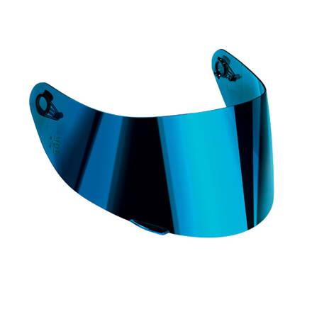 Plexi AGV K-5 S, K-5, K-3 SV, K-1 príprava pre Pinlock zrkadlové modré