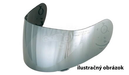 Plexi AGV K4 EVO, K4, K3, K3 BASIC zrkadlové strieborné
