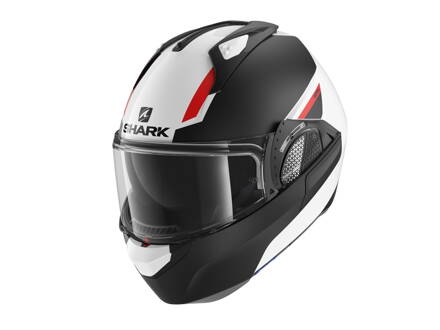 Prilba SHARK EVO GT Sean bielo čierno červená matná WKR