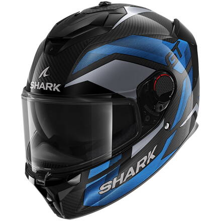 Prilba SHARK SPARTAN GT PRO Carbon Ritmo karbónovo čierno modro sivá lesklá DBU