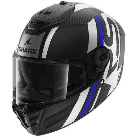 Prilba SHARK SPARTAN RS Carbon Shawn čierno sivo modrá matná DBS