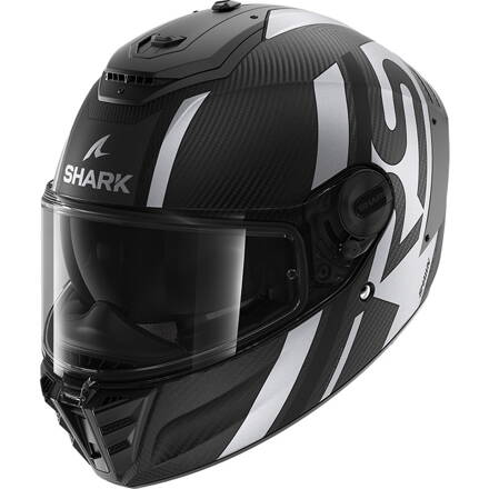 Prilba SHARK SPARTAN RS Carbon Shawn čierno sivo biela matná DKS
