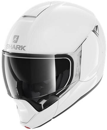 Prilba SHARK EVOJET Blank biela lesklá WHU
