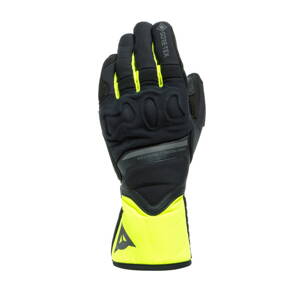 Vodeodolné rukavice DAINESE Nembo Gore-Tex® čierno žlté fluo Gore Grip Technology