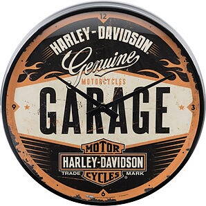 Nástenné hodiny HARLEY DAVIDSON Garage