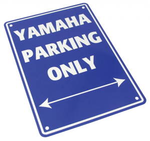Tabuľka YAMAHA PARKING ONLY