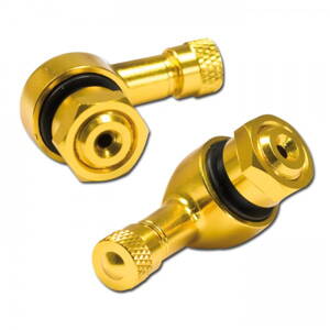 Bezdušový ventil s pravým uhlom zlatý elox 11,3 mm