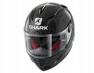 Prilba SHARK RACE-R PRO Carbon Skin carbon bielo čierna DWK