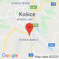 Google map: Barčianska 68/A, 040 17 Košice